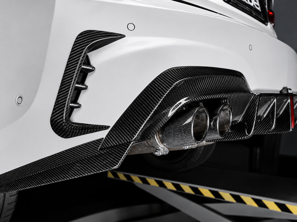 Karbel-Dry Carbon Fiber Rear Diffuser for BMW 3 Series G20 2019-2022