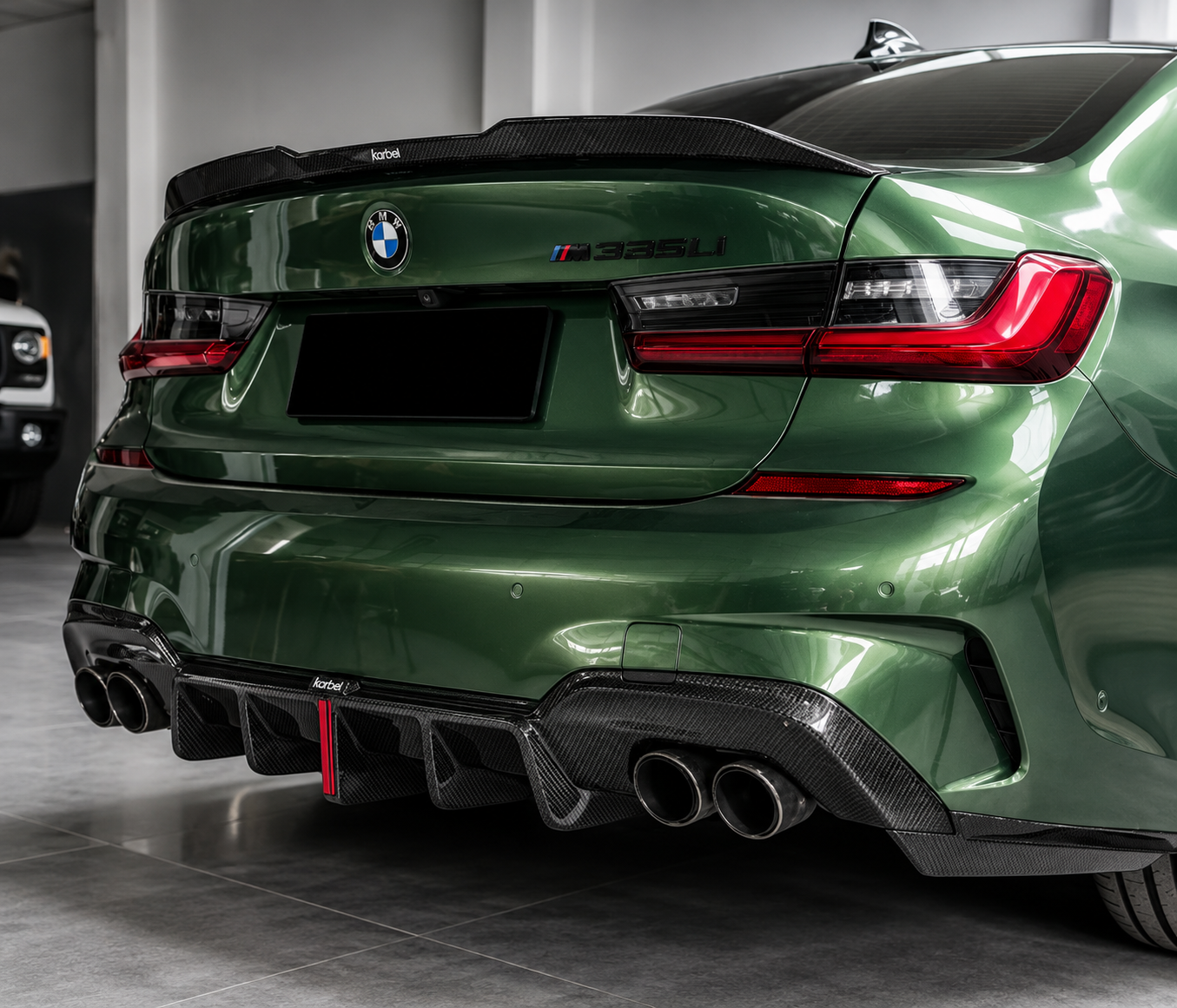 Karbel-Dry Carbon Fiber Rear Diffuser for BMW 3 Series G20 2019-2022