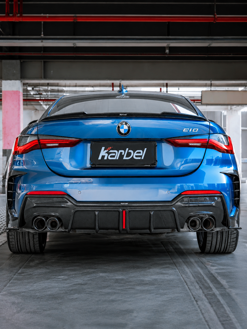 Karbel-Dry Carbon Fiber Rear Spoiler for BMW 4 Series G22 430i M440i 2020-ON Coupe