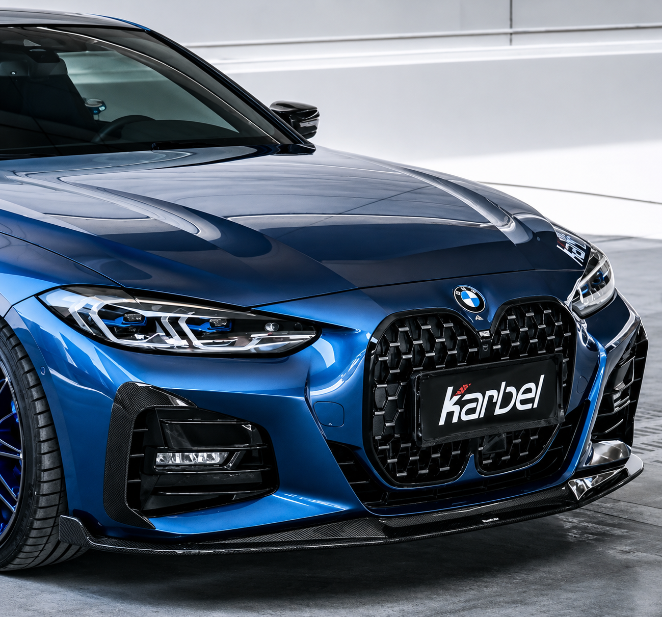 Karbel-Dry Carbon Fiber Front Lip for BMW 4 Series G22 G23 430i M440i
