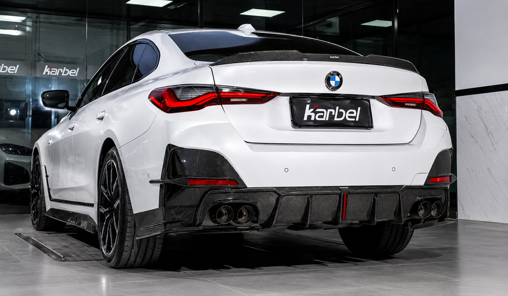 Karbel-Dry Carbon Fiber Rear Spoiler for BMW I4 G26 M50/e Drive 40 & G26 Gran coupe M440i 430i