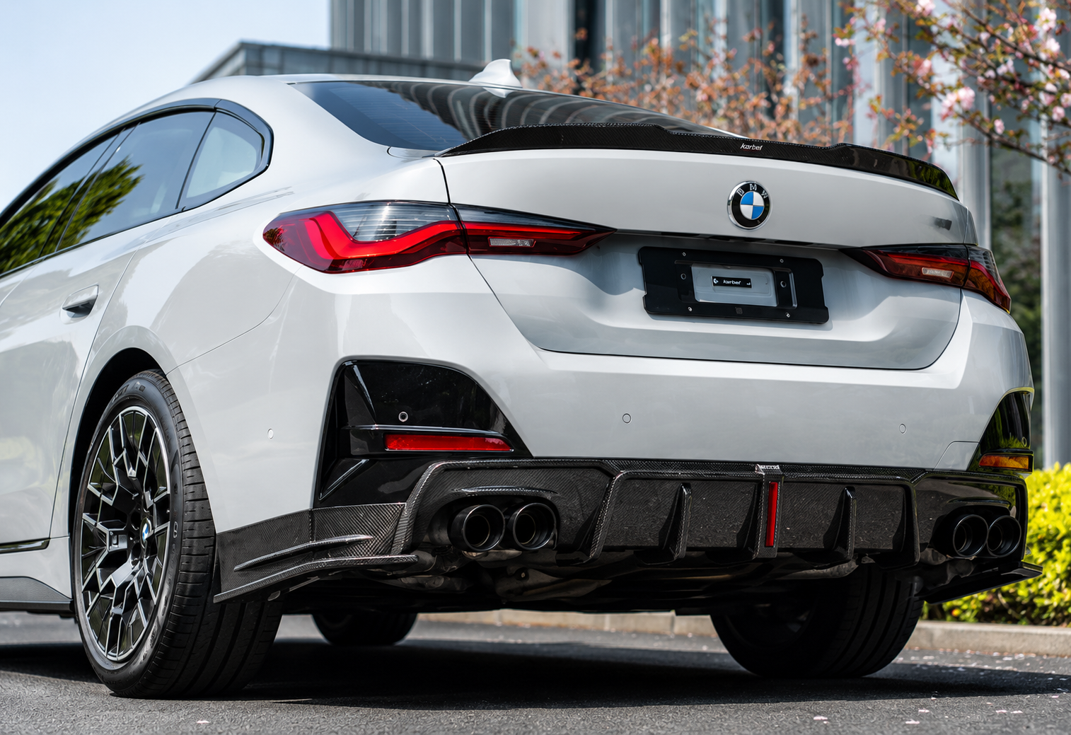 Karbel-Dry Carbon Fiber Rear Spoiler for BMW I4 G26 M50/e Drive 40 & G26 Gran coupe M440i 430i