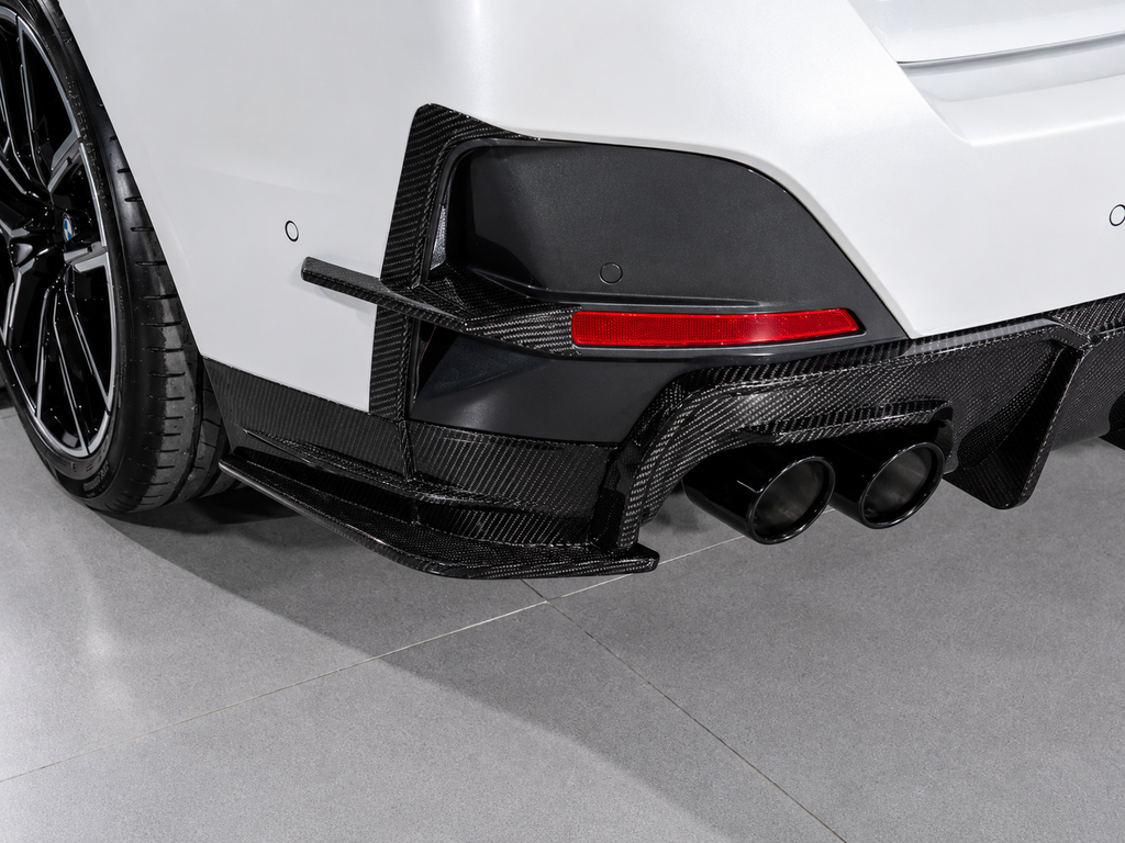 Karbel-Dry Carbon Fiber Rear Diffuser & Rear Canards for BMW 4 Series G26 Gran coupe M440i 430i