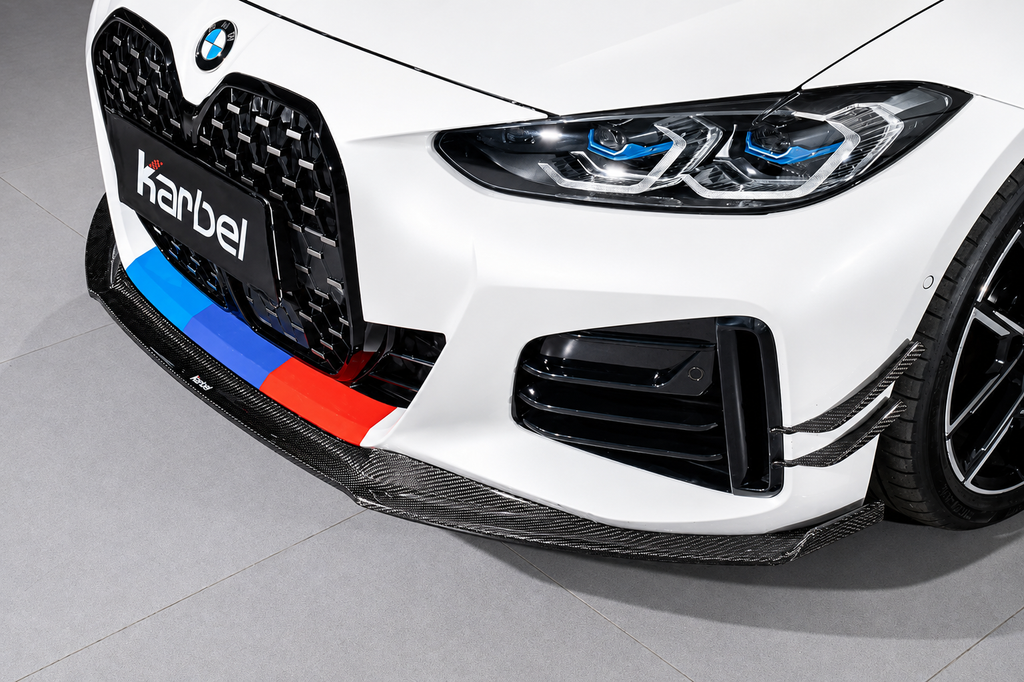 Karbel-Dry Carbon Fiber Front Lip for BMW I4 G26 M50 / e Drive 40 & G26 Gran coupe M440i 430i