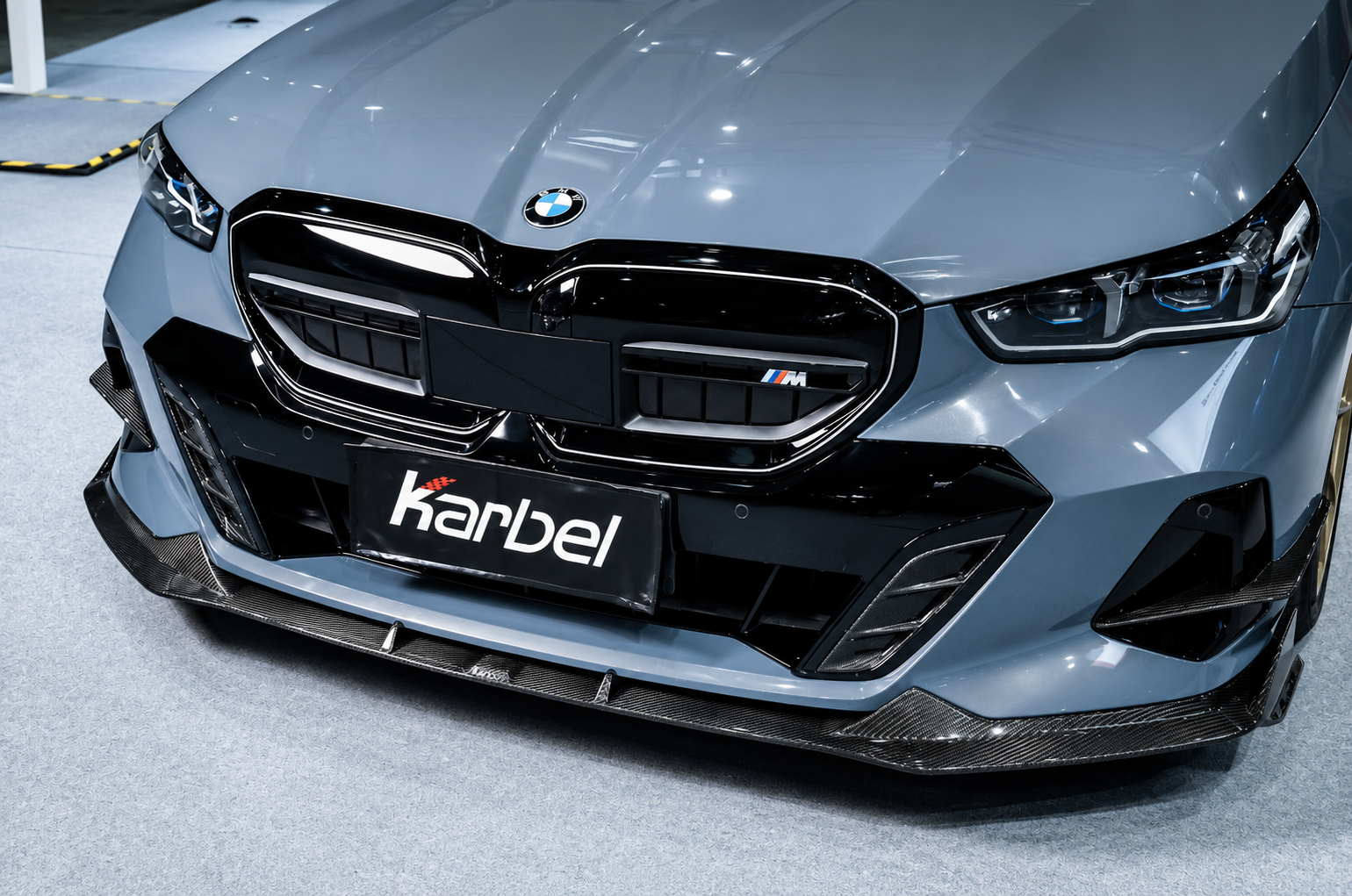 Karbel-Dry Carbon Fiber Front Bumper Grill Trim for BMW i5 xDrive40/M60 & 540i/550e xDrive G60 G61