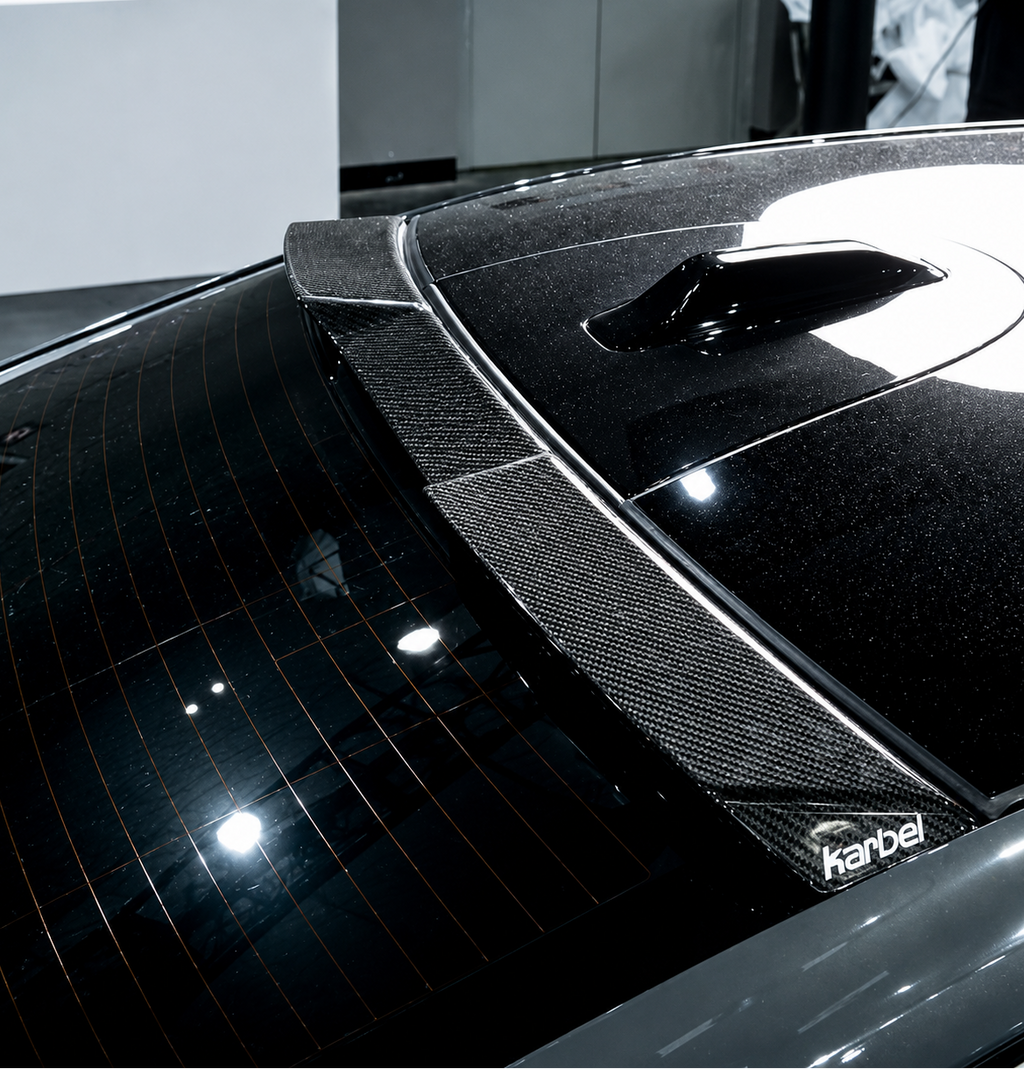 Karbel-Dry Carbon Fiber Rear Roof Spoiler for BMW i5 xDrive40/M60 & 540i/550e xDrive G60 G61