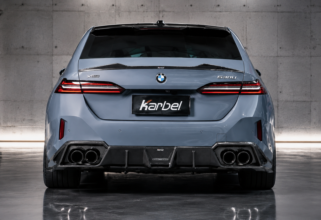 Karbel-Dry Carbon Fiber Spoiler for BMW i5 xDrive40/M60 & 540i/550e xDrive G60 G61 & M5 G90 2024-Onwards