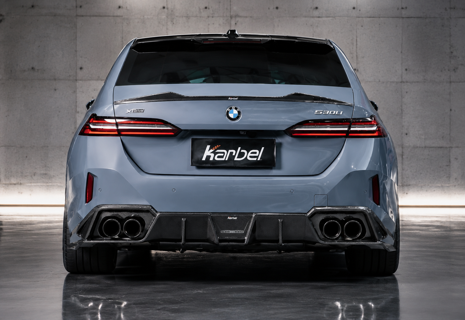 Karbel-Dry Carbon Fiber Spoiler for BMW i5 xDrive40/M60 & 540i/550e xDrive G60 G61 & M5 G90 2024-Onwards