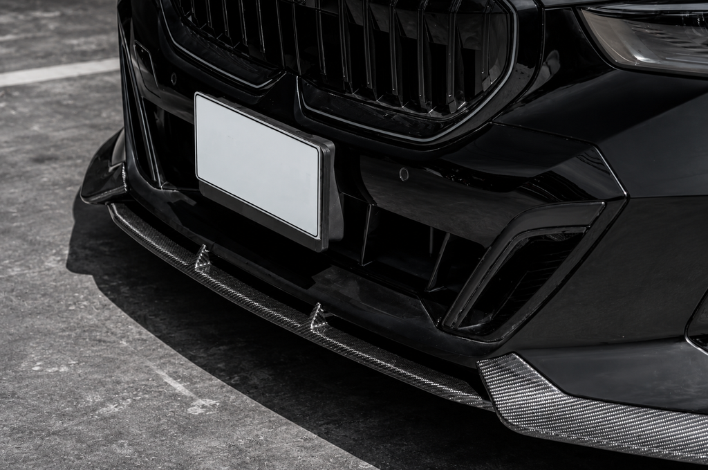 Karbel-Dry Carbon Fiber V2 Front Lip for BMW i5 xDrive40/eDrive40/M60 & 540i/530i/550e xDrive G60/61