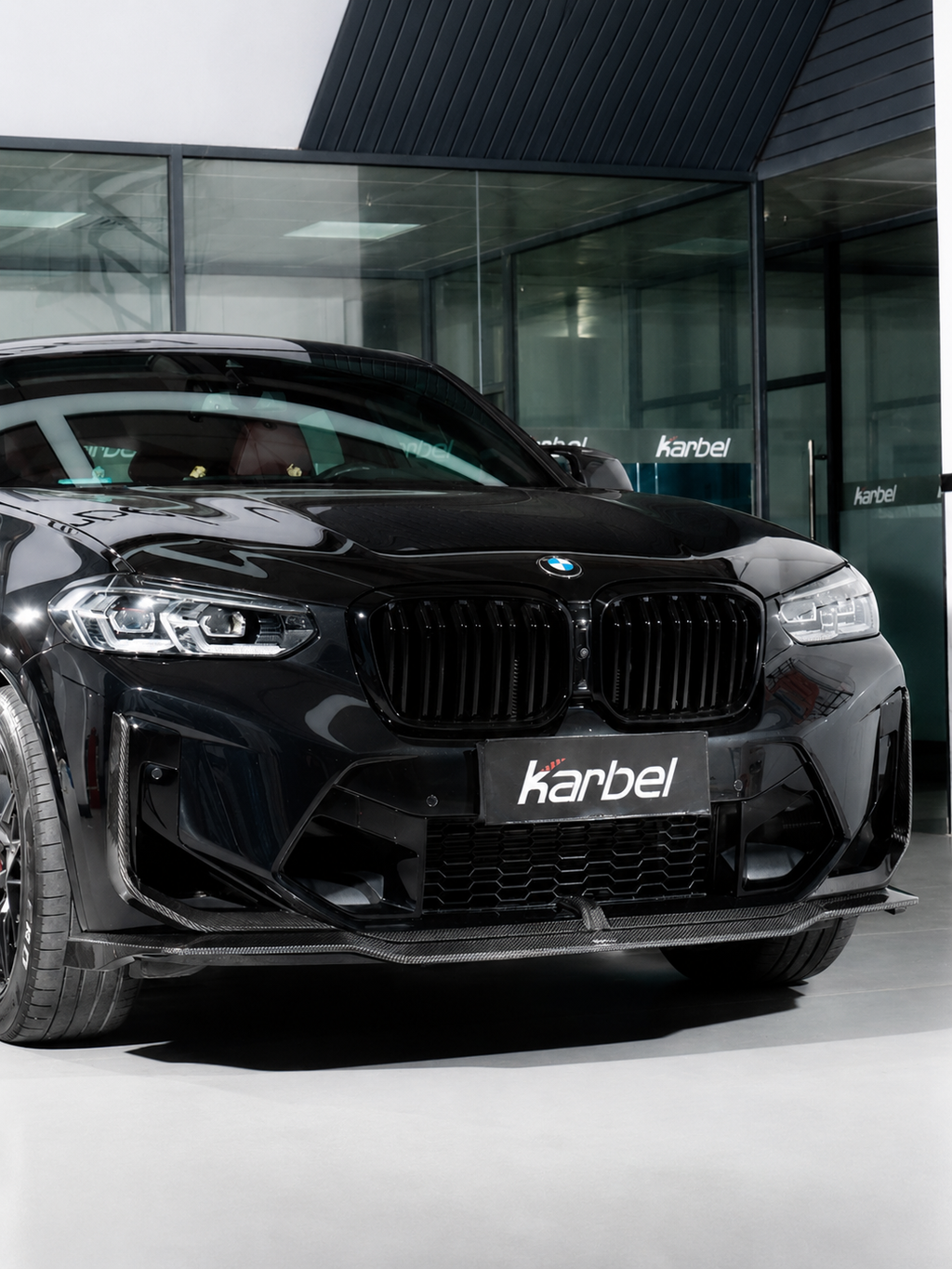 Karbel-Dry Carbon Fiber Upper Valences for BMW X4M/C F98 & X3M/C F97 LCI