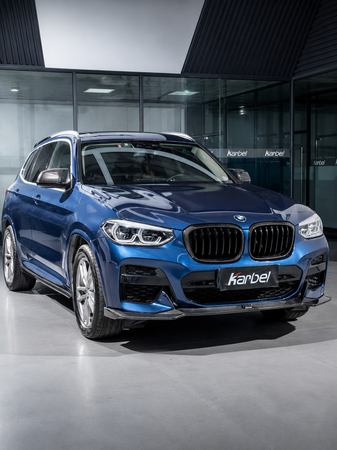 Karbel-Dry Carbon Fiber Front Lip for BMW X3 G01 & X4 G02 Pre-LCI