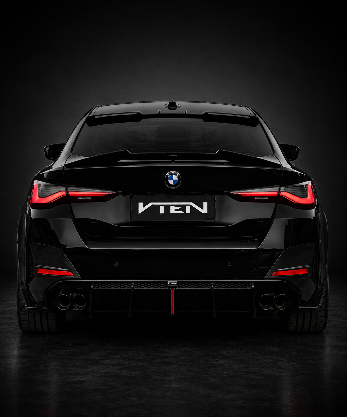 VTEN-BMW 4 SERIES G26 GRAN COUPE PP LED REAR DIFFUSER