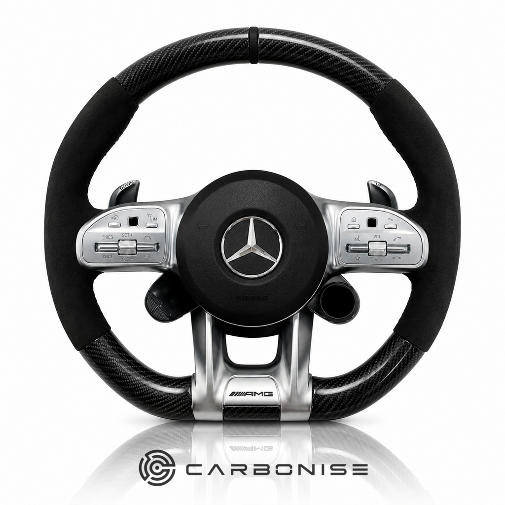 Mercedes-Benz Steering Wheel (Carbon Fiber+Alcantara) #52