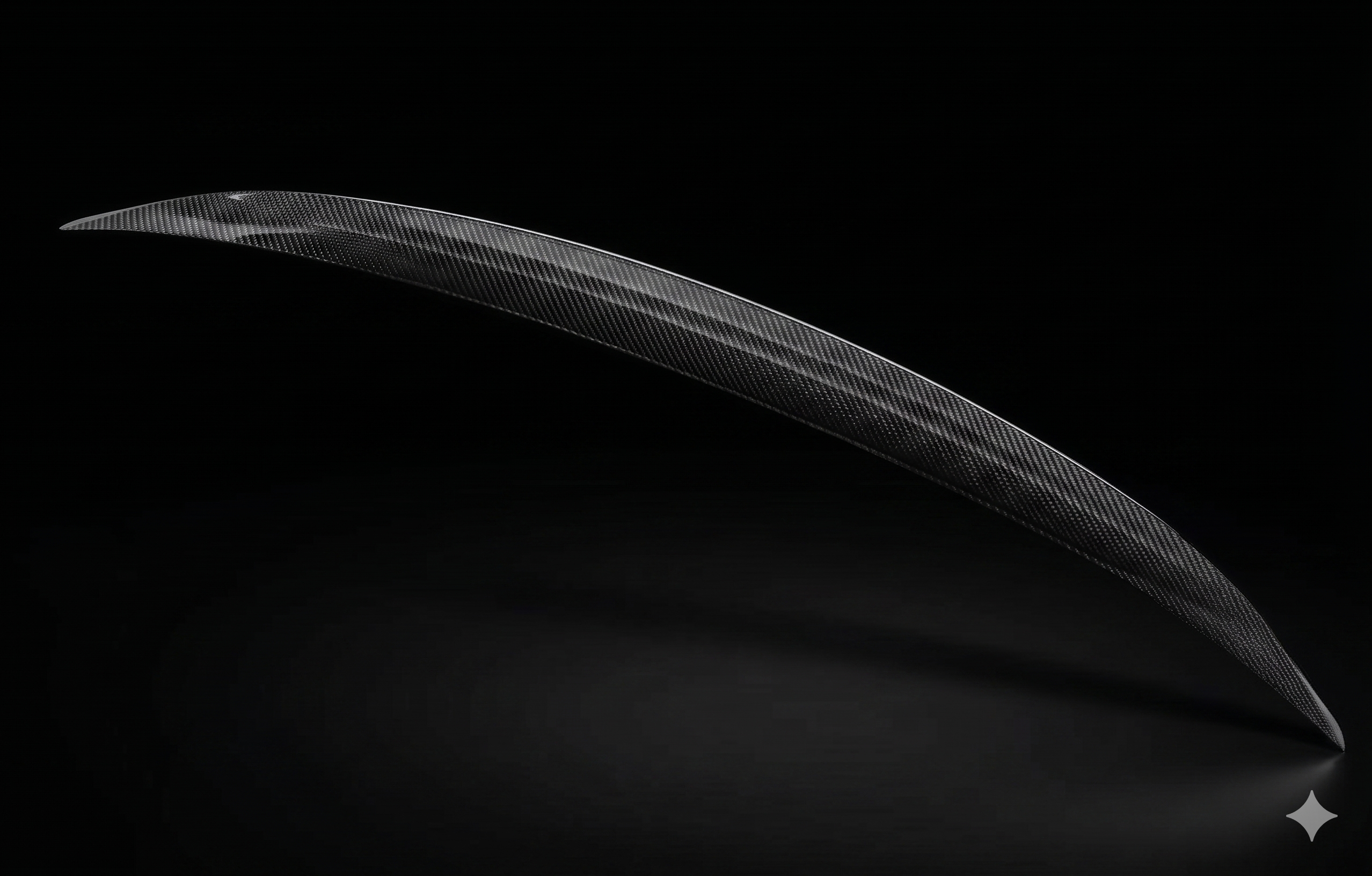 Karbel-Dry Carbon Rear Spoiler for Audi S6 & A6 S-Line & A6 2019-ONWARDS C8 Sedan Carbon Fiber
