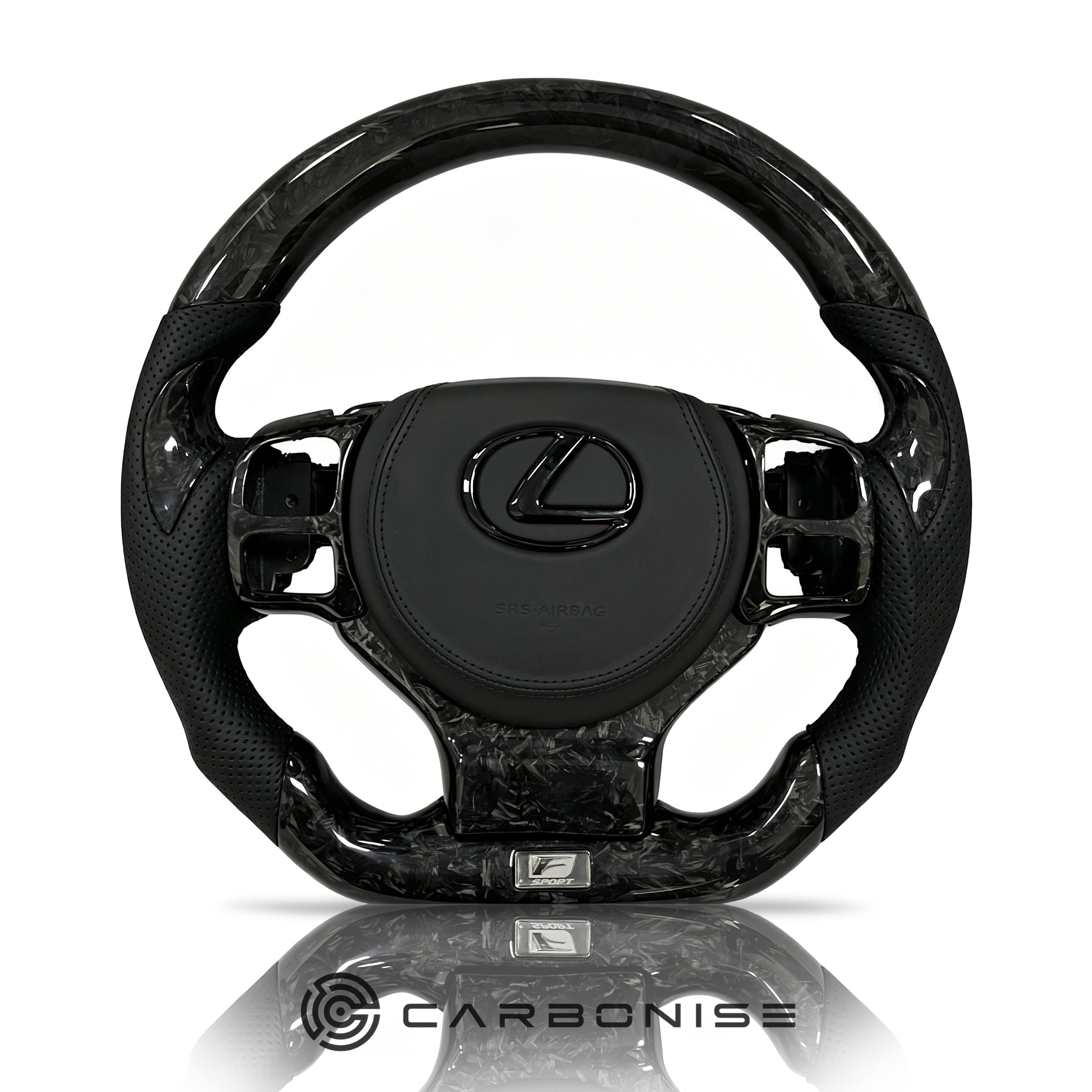 Lexus Steering Wheel (Forged Carbon Fiber+Perforated Leather)