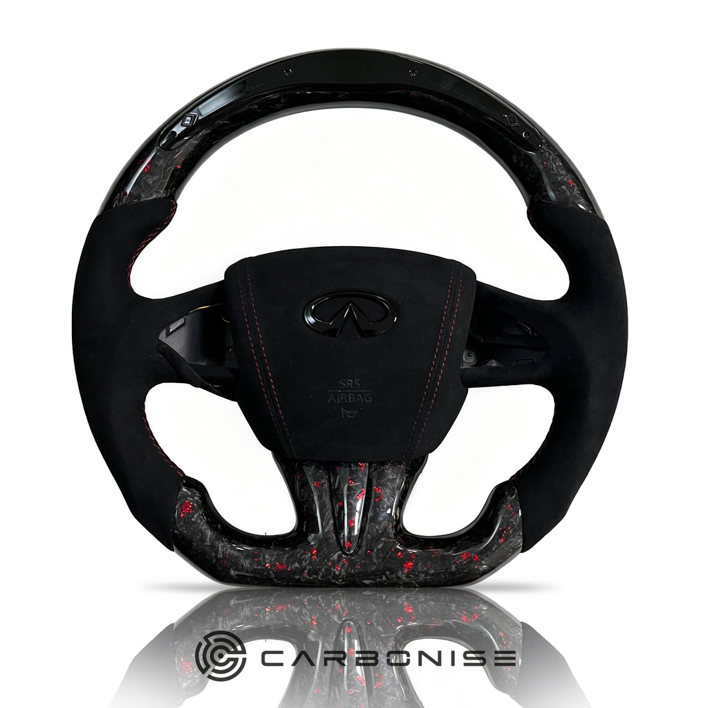 Infiniti Steering Wheel (Forged Carbon Fiber+Alcantara) #04