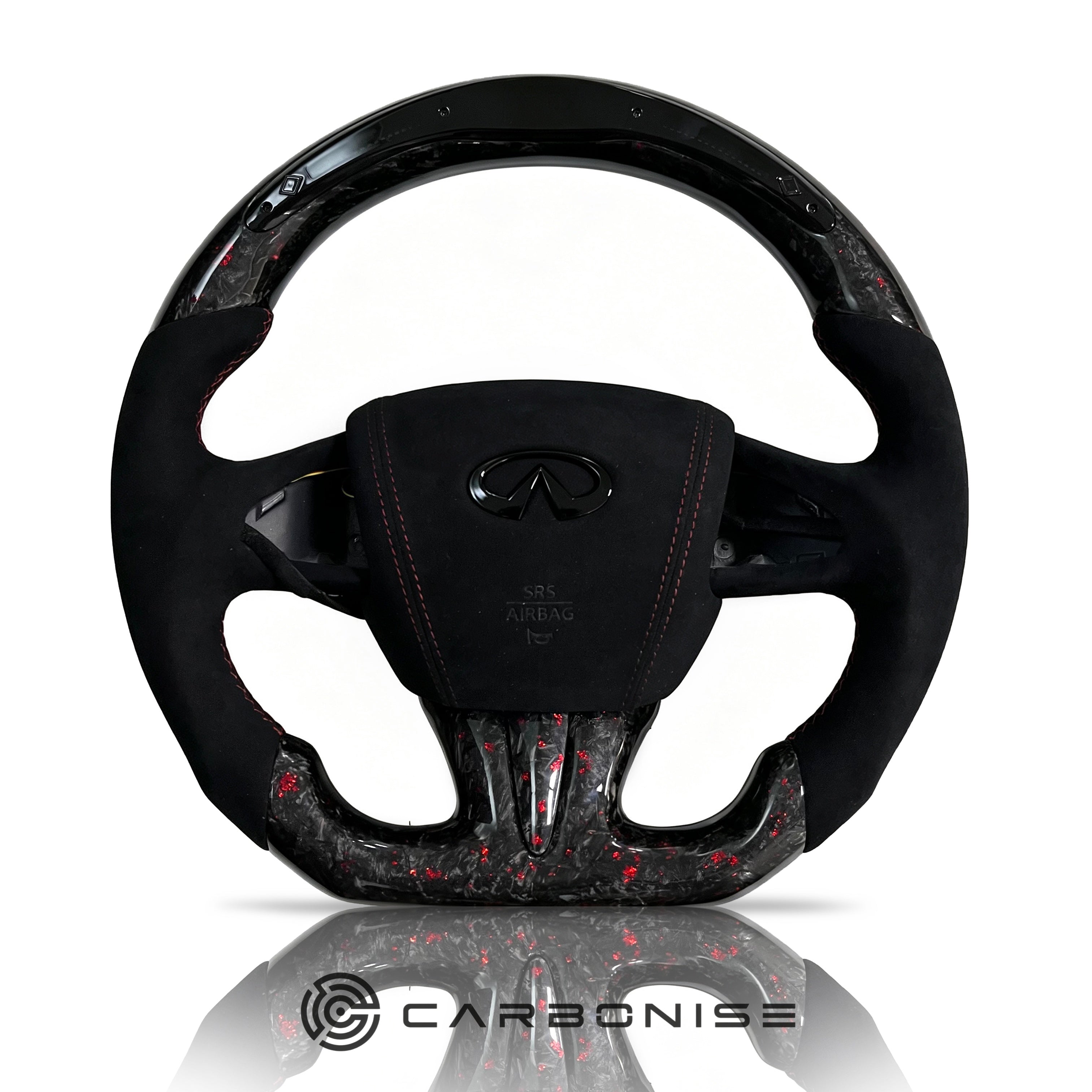 Infiniti Steering Wheel (Forged Carbon Fiber+Alcantara) #04
