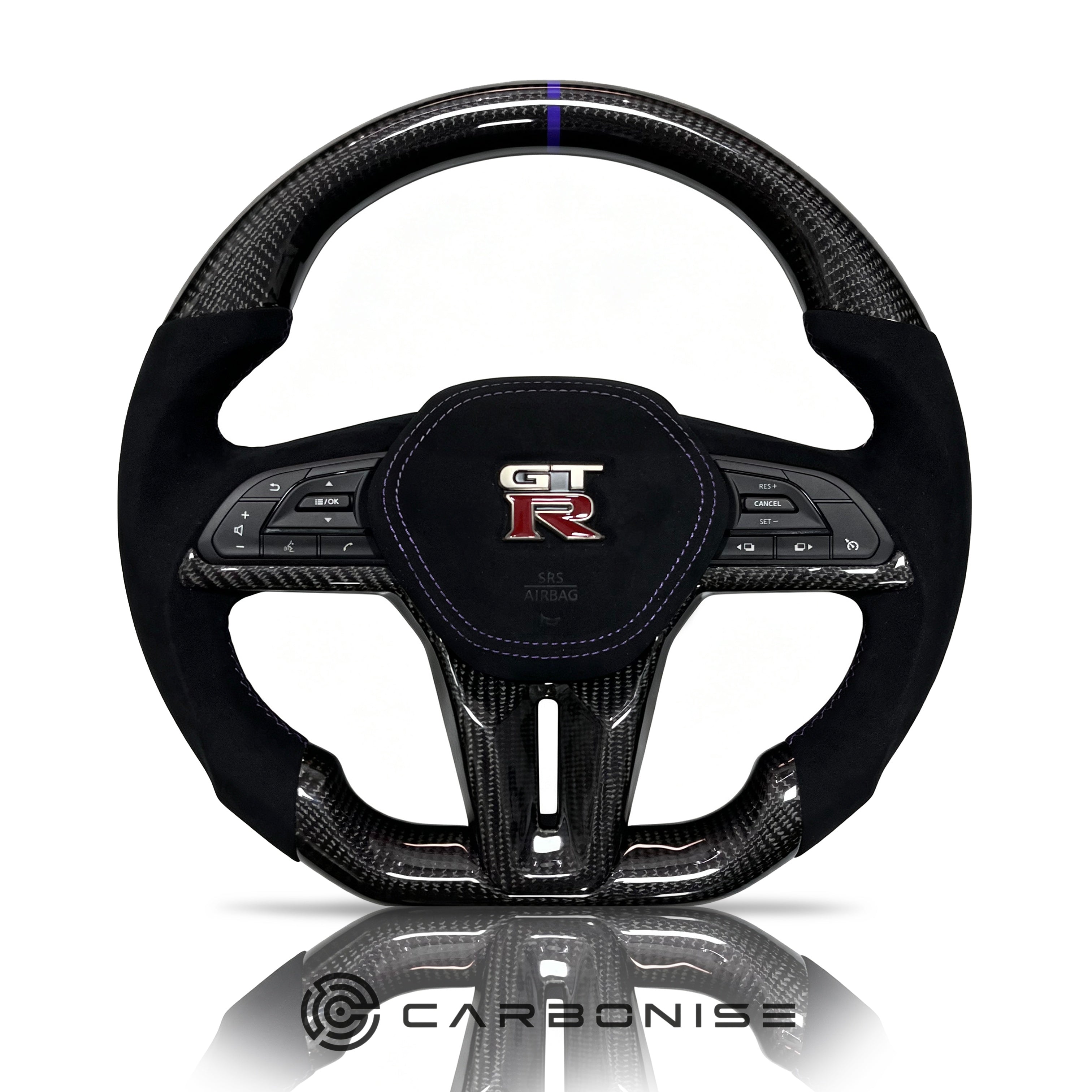 Nissan GTR Forged Steering Wheel (Carbon Fiber+Alcantara) @5