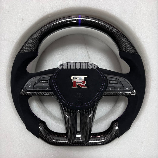 Nissan GTR Forged Carbon Fiber Steering Wheel @5