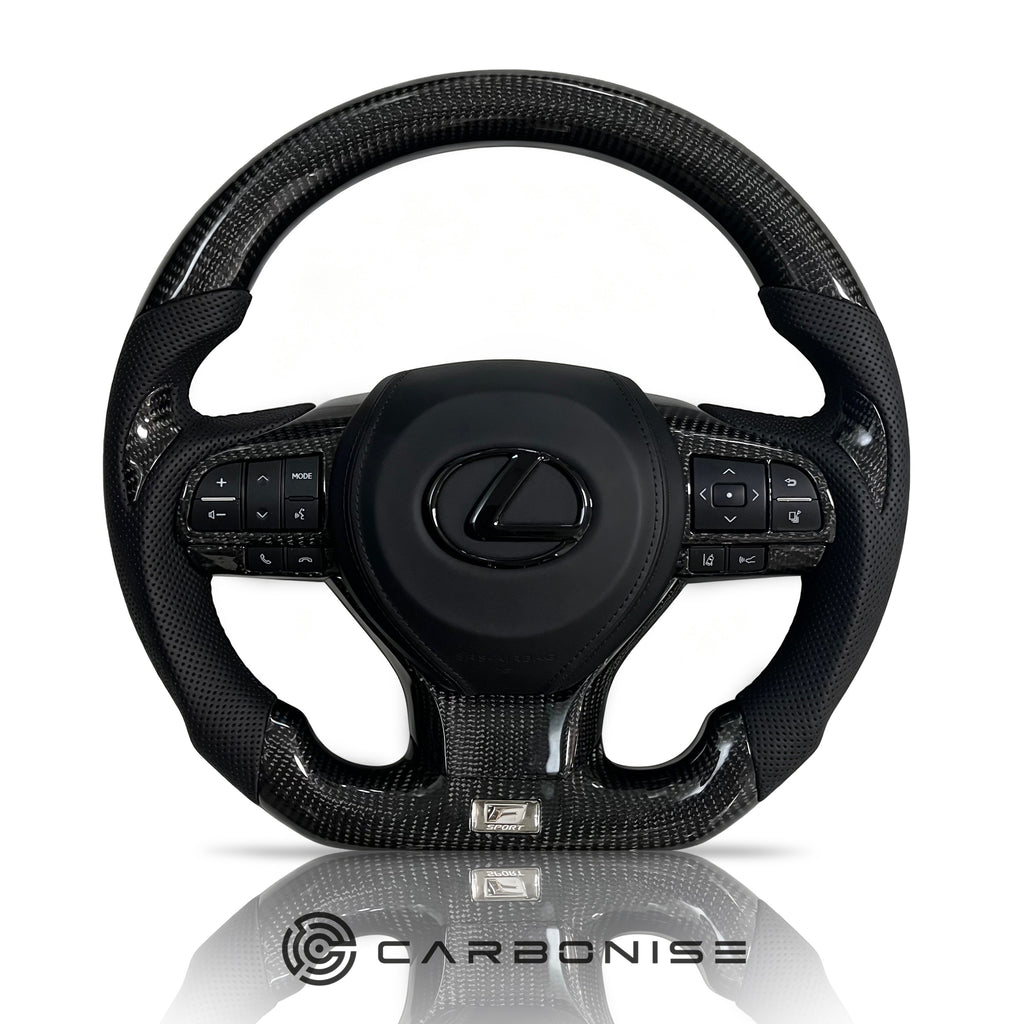 Lexus Steering Wheel (Carbon Fiber+Perforated Leather)