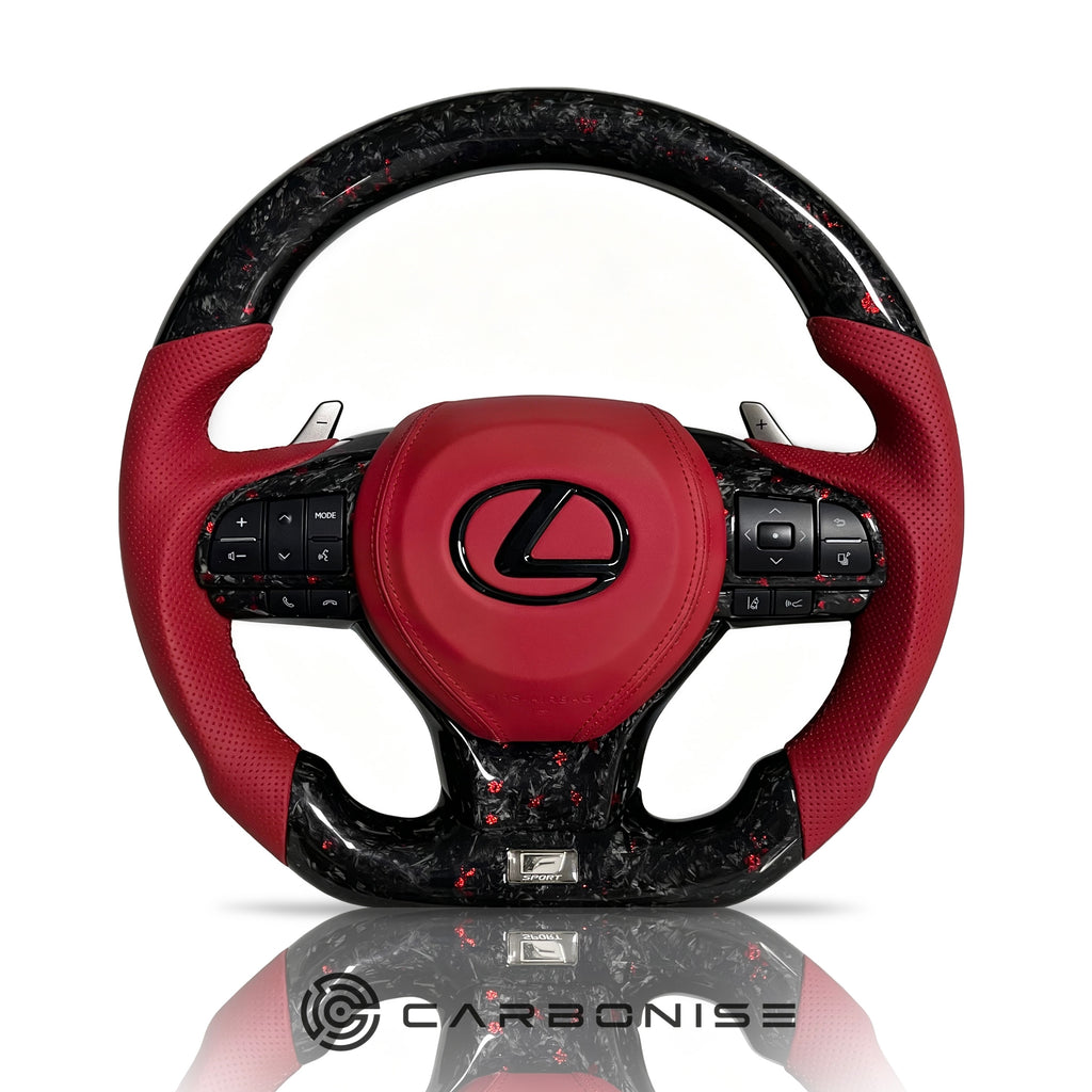 Lexus Steering Wheel (Forged Carbon Fiber+Perforated Leather)