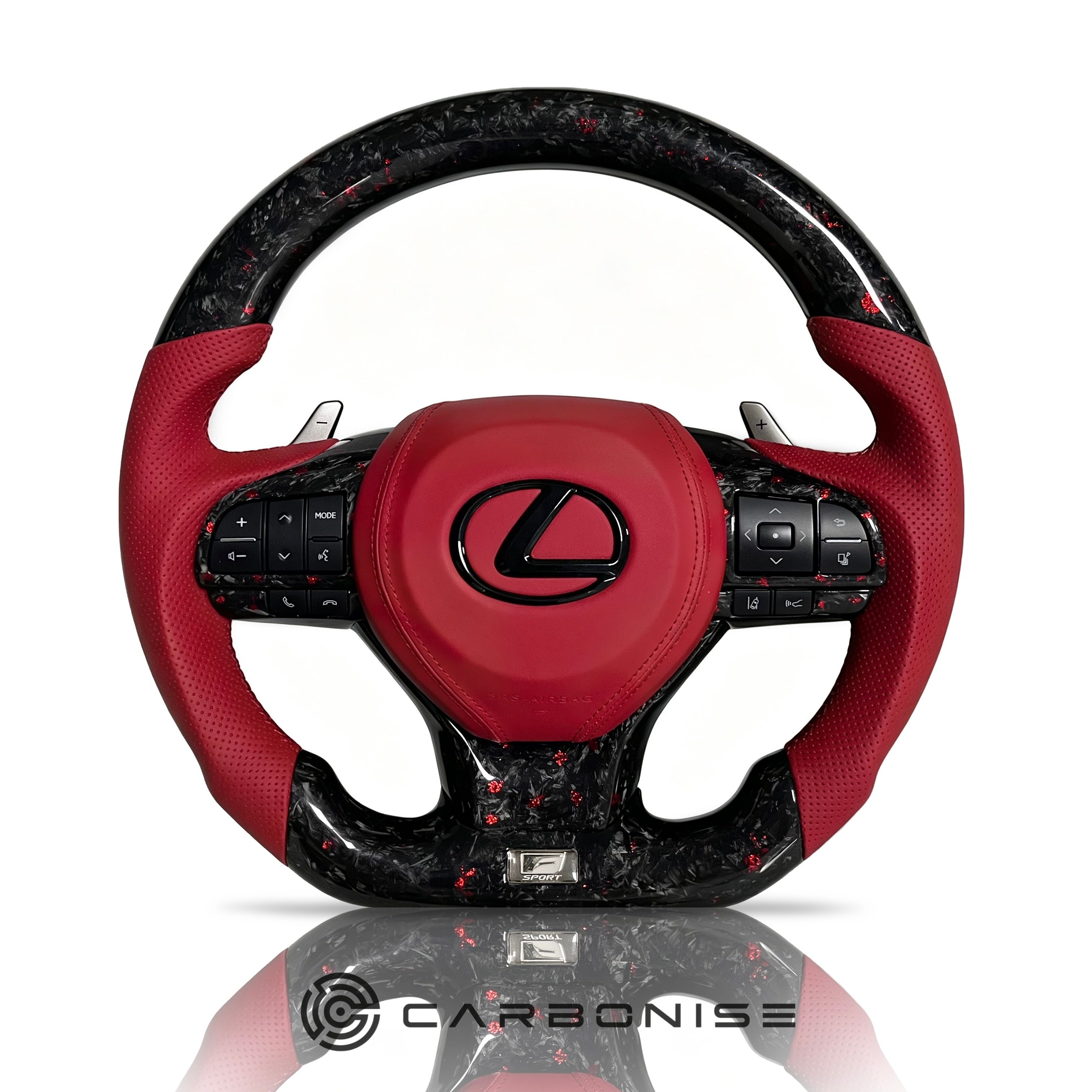 Lexus Steering Wheel (Forged Carbon Fiber+Perforated Leather)