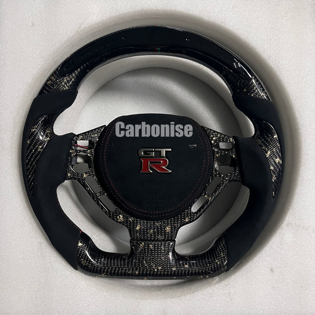 Carbonise Nissan GT-R forged carbon steering wheel with Alcantara grips

Led Shift light