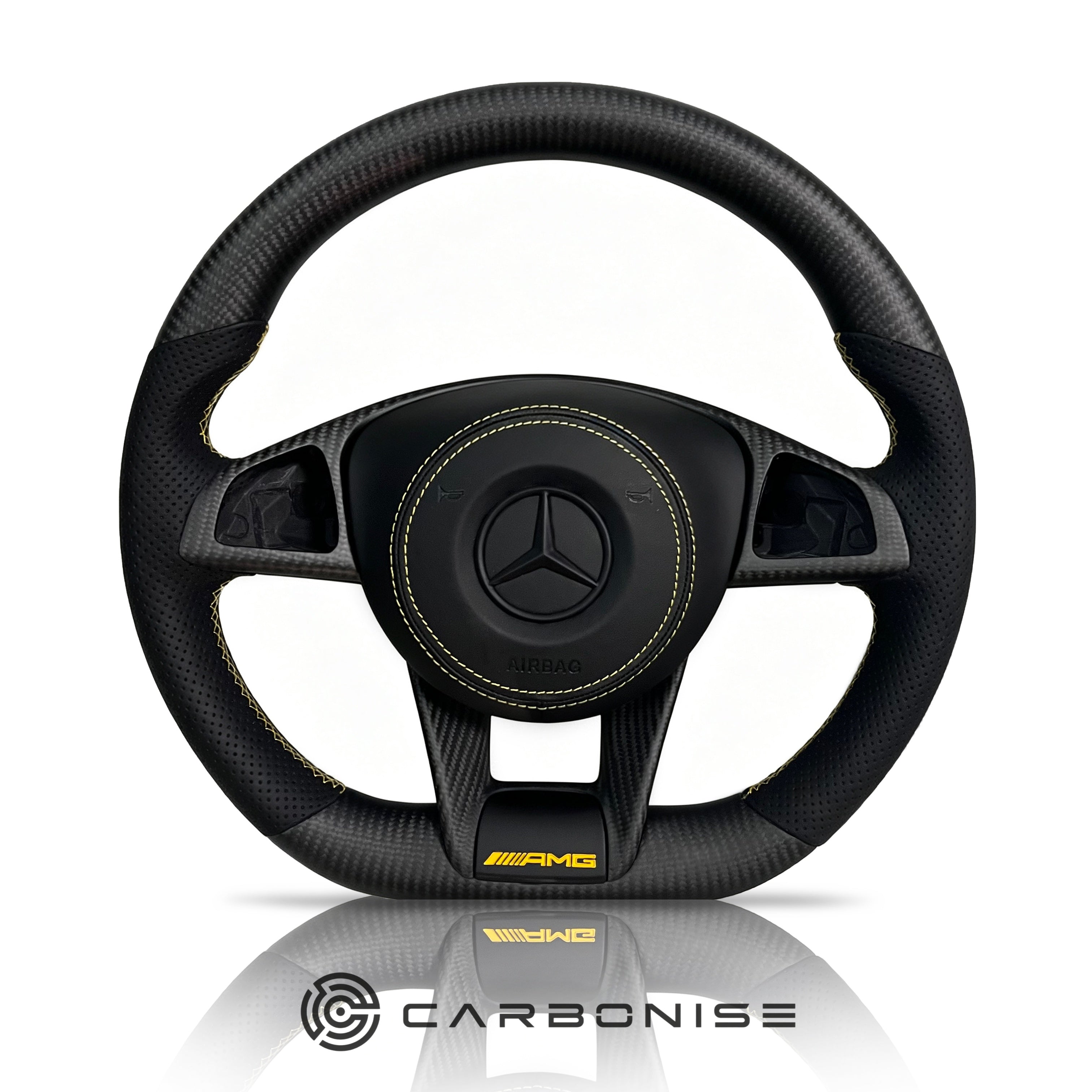 Mercedes-Benz (Matte Carbon Fiber+Perforated Leather) &6