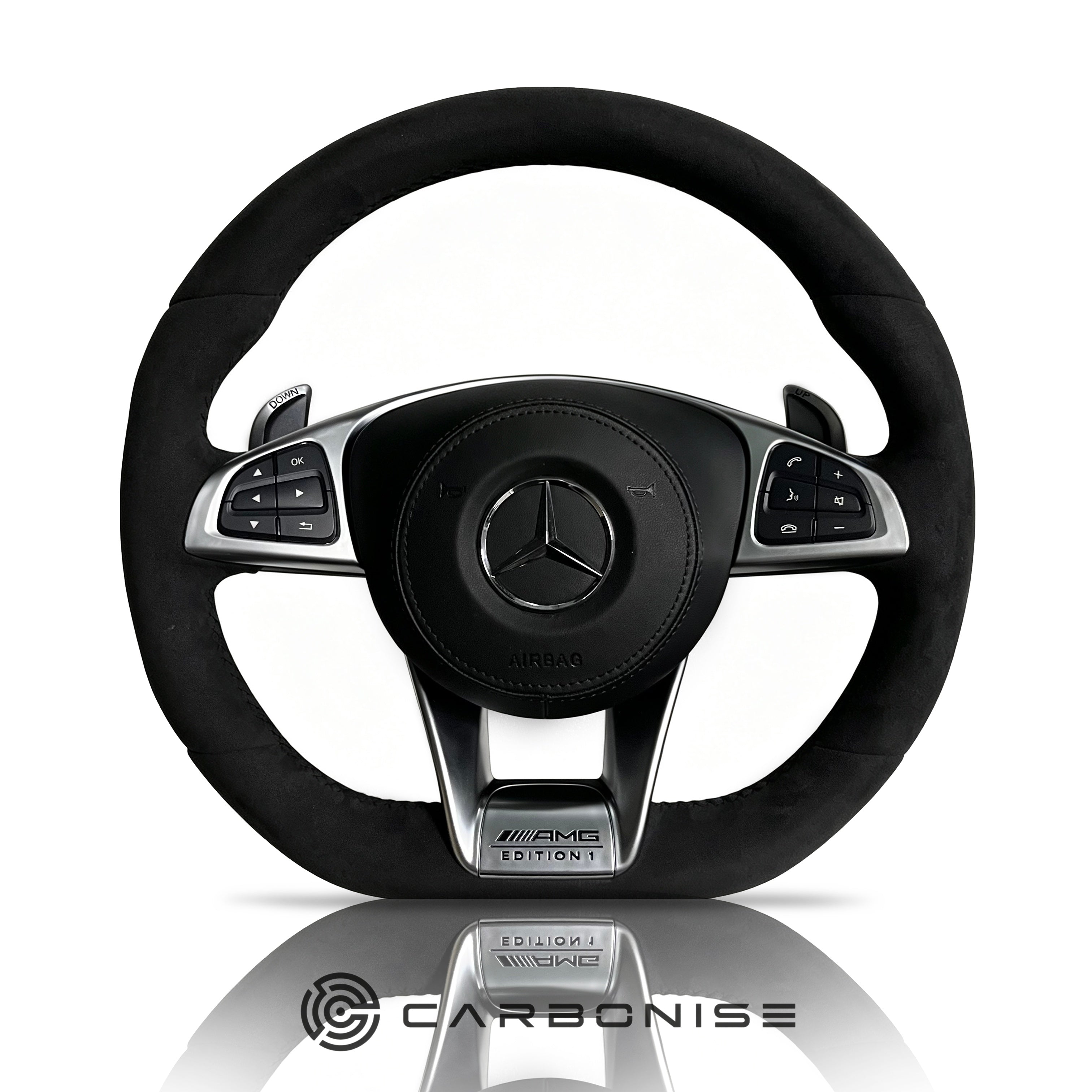 Mercedes-Benz Steering Wheel (Full Alcantara) &3
