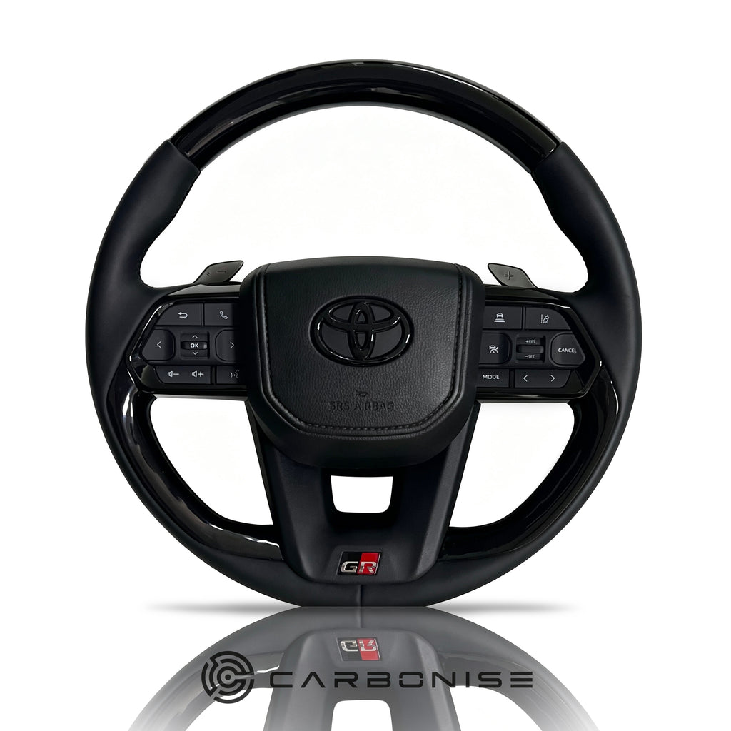Toyota LC300/Tundra (Smooth Leather+Gloss Black) @3