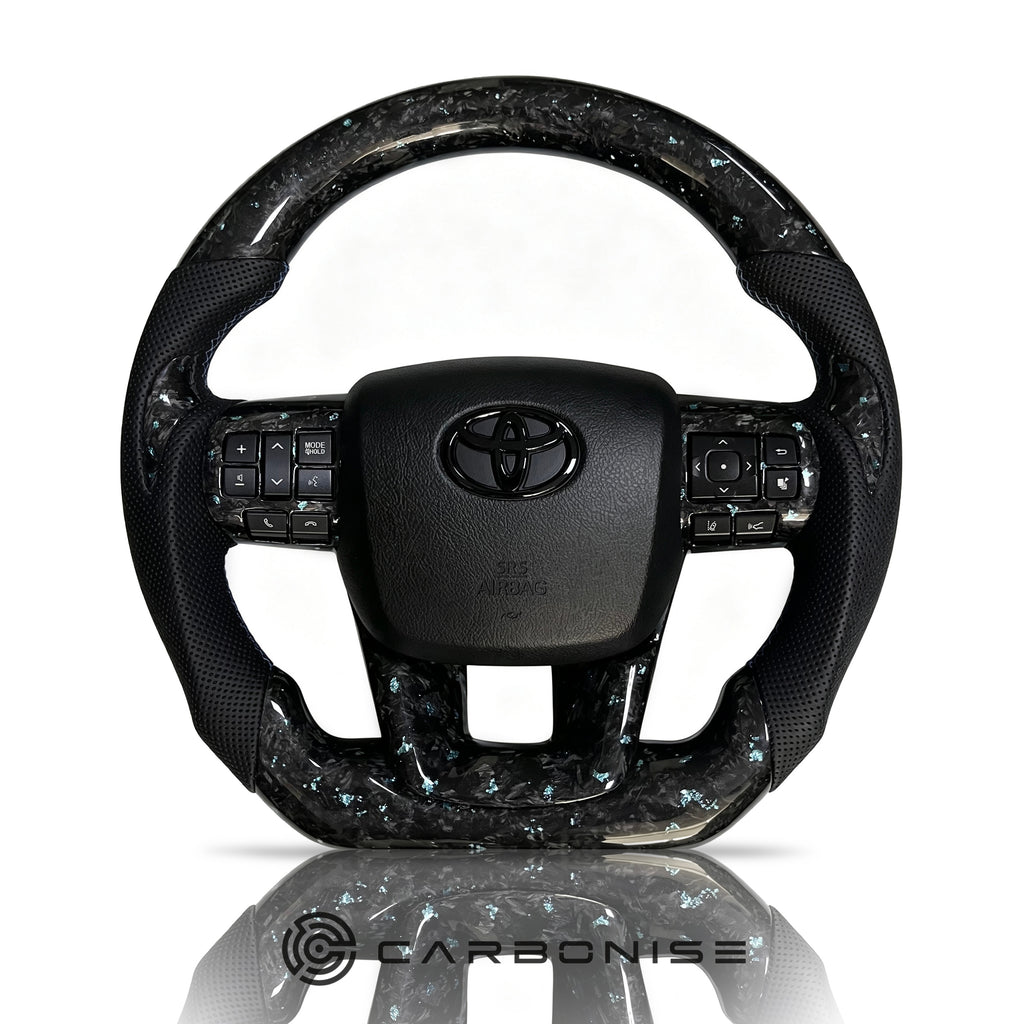 Toyota Hilux/Fortuner/Land Cruiser (Forged Carbon Fiber+Perforated Leather) @1