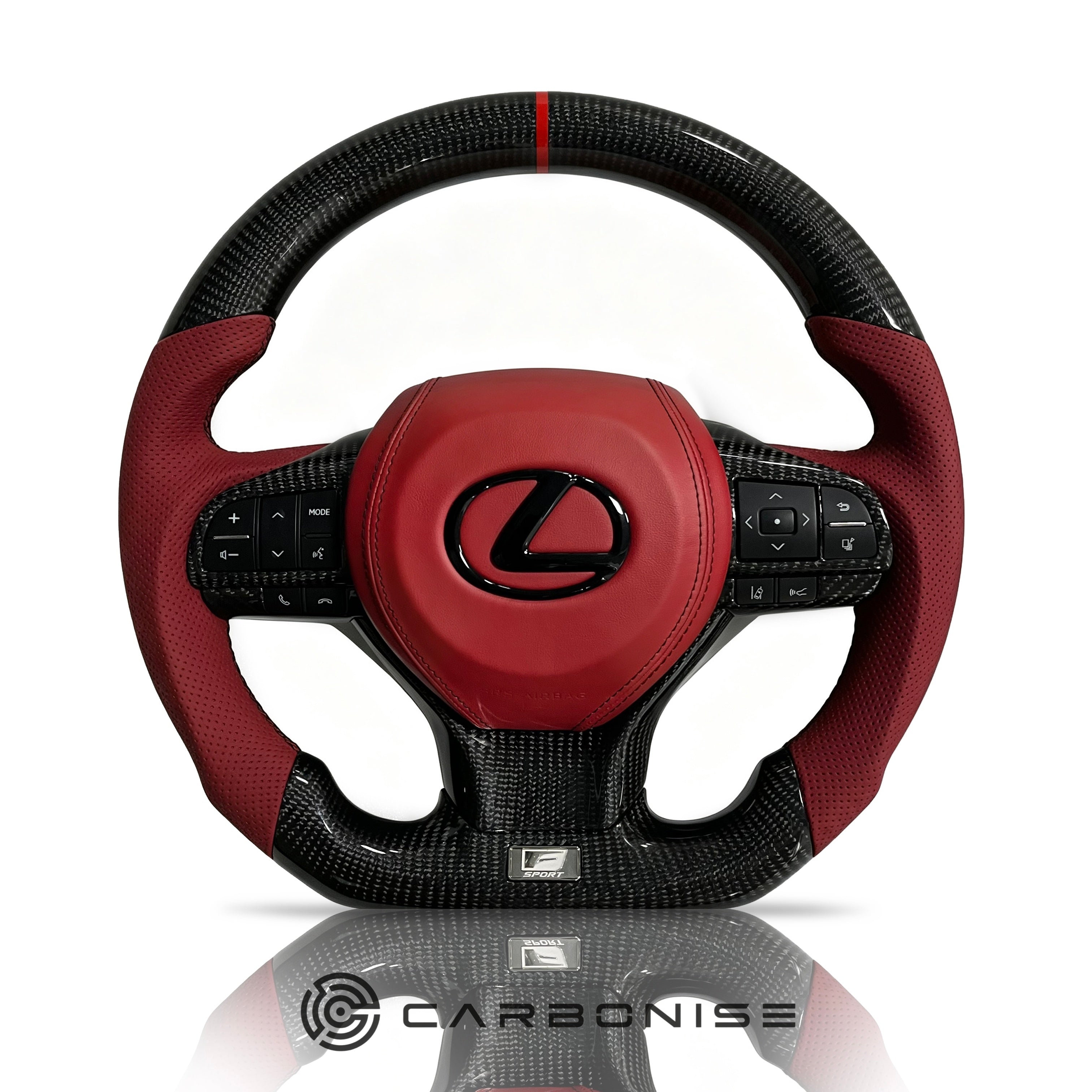Lexus GS/ES/IS Steering Wheel (Carbon Fiber+Perforated Leather)