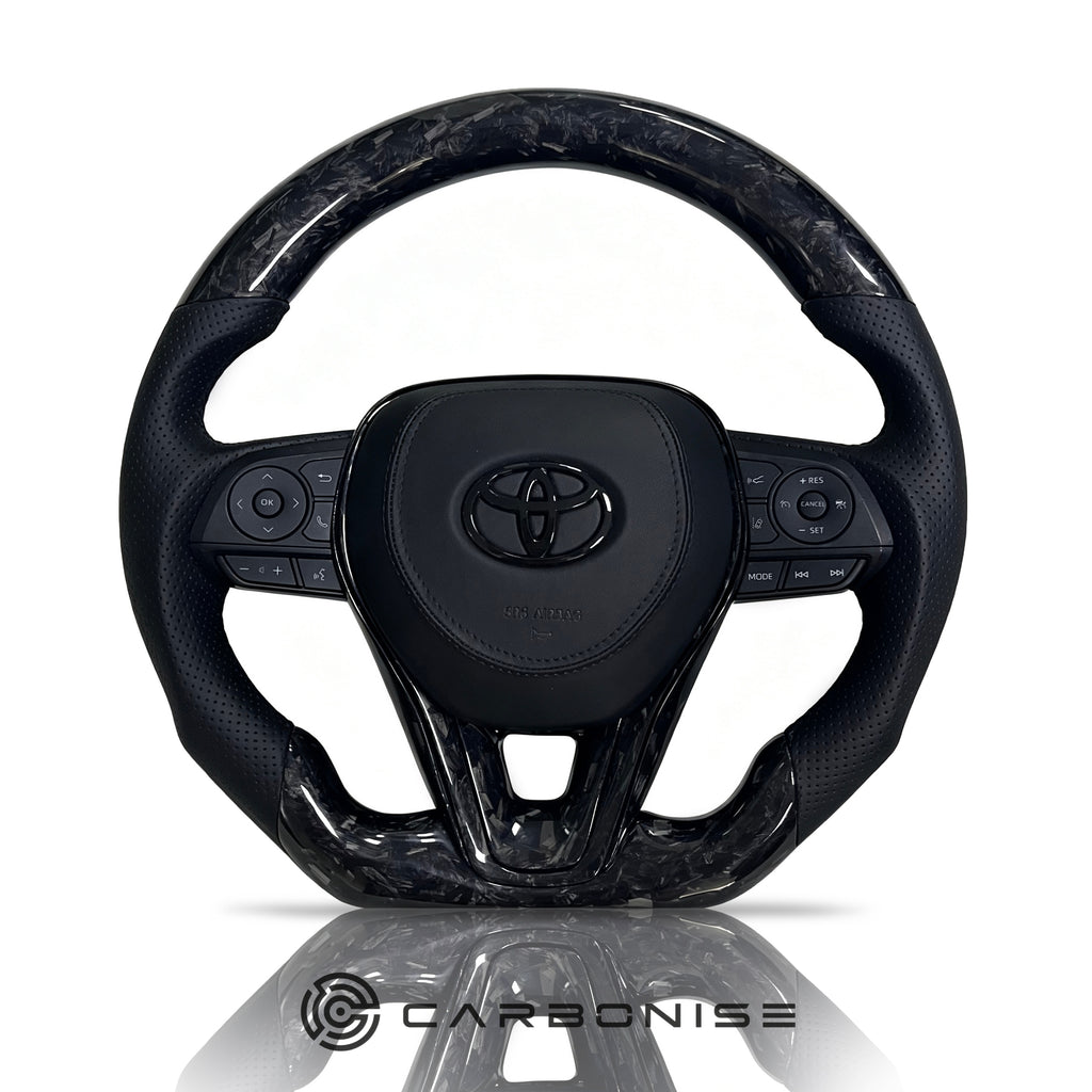 Toyota Corolla/Crown/Camry/Rav4/Harrier (Forged Carbon Fiber+Perforated Leather) @3