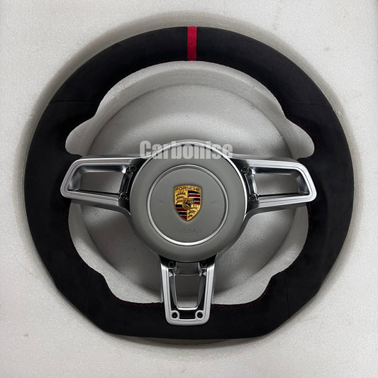 Porsche Alcantara Steering Wheel @6