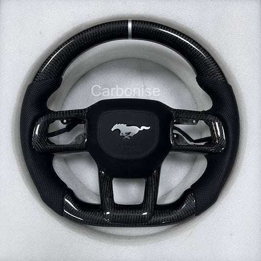Mustang Carbon Fiber Steering Wheel