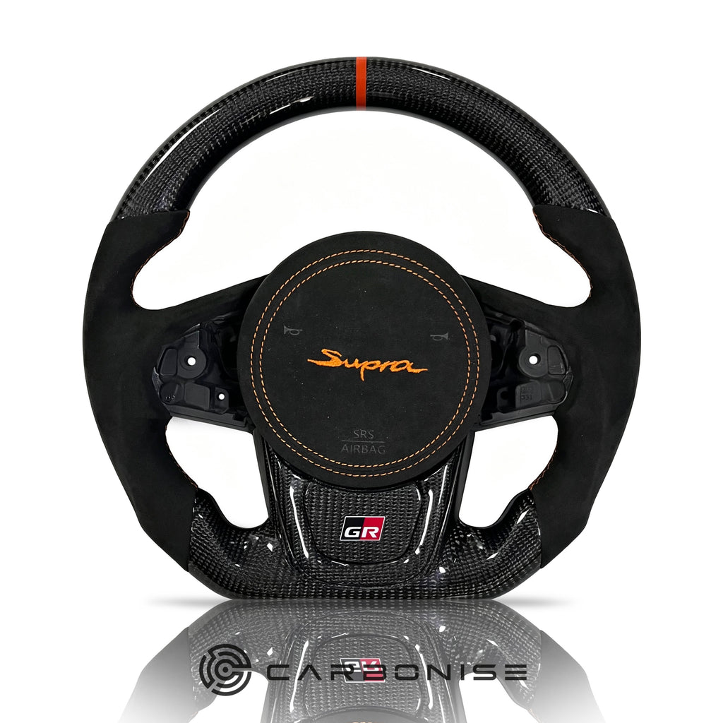 Supra Steering Wheel (Carbon Fiber+Alcantara) #17