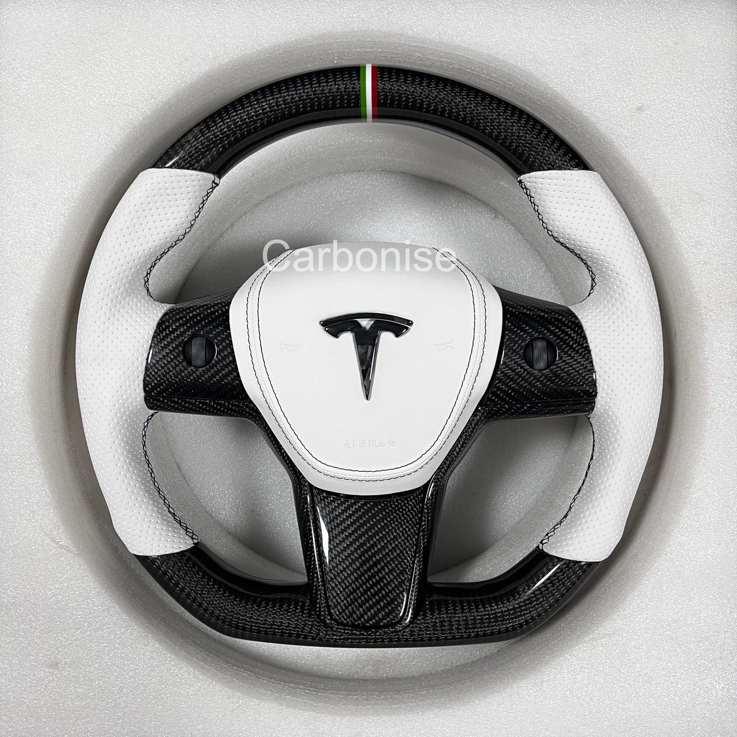Tesla Carbon Fiber Steering Wheel