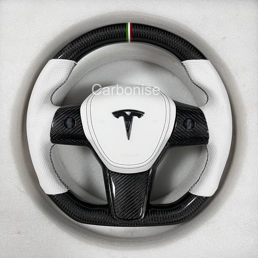 Tesla Carbon Fiber Steering Wheel