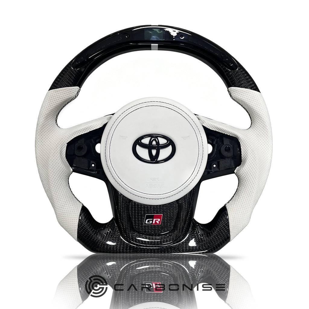 Supra Steering Wheel (Carbon Fiber+Perforated Leather) #12