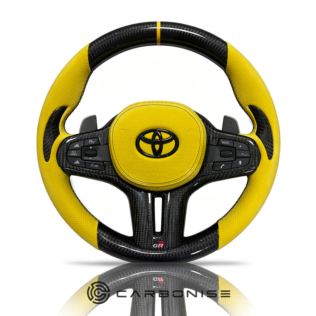 Supra Steering Wheel (Carbon Fiber+Perforated Leather)#11