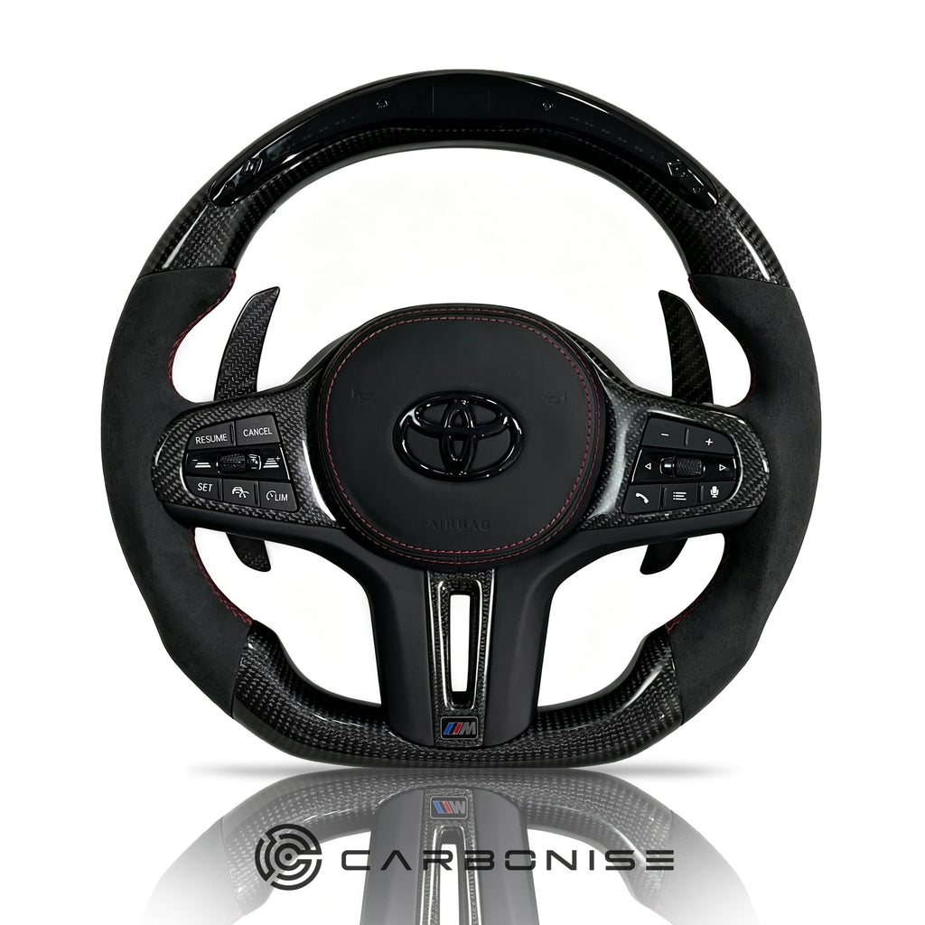 Supra Steering Wheel(Carbon Fiber+Alcantara)#10