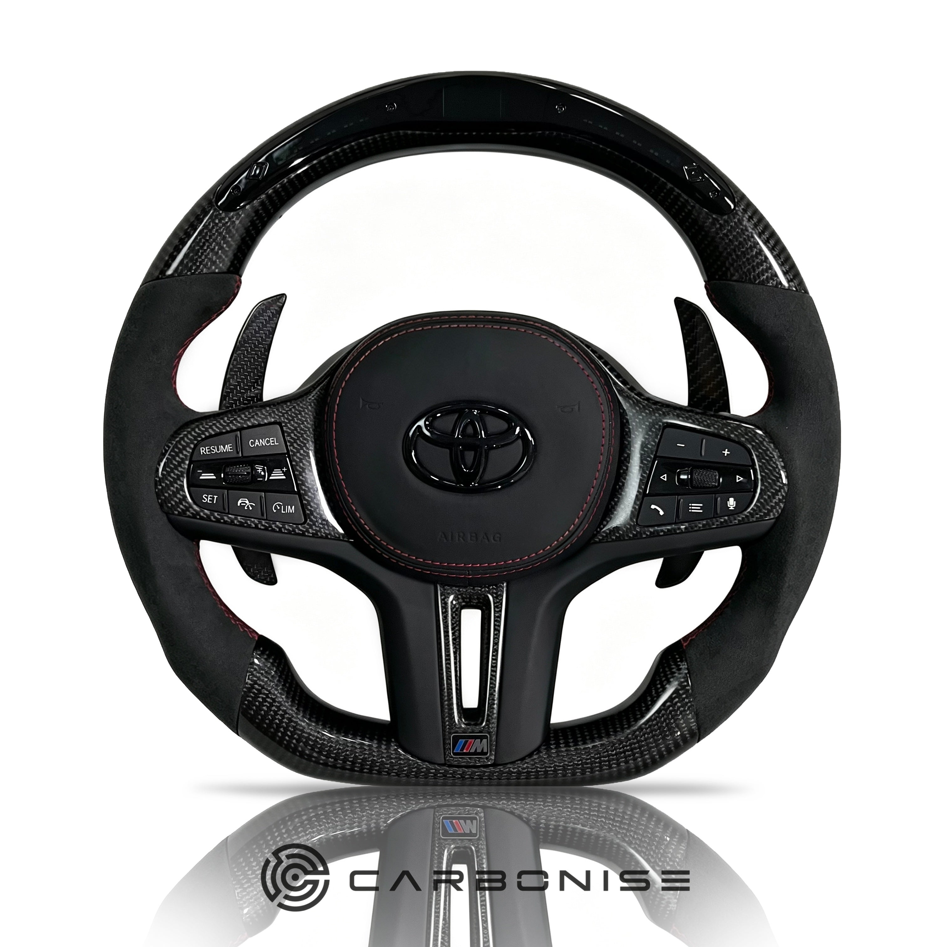 Supra Steering Wheel(Carbon Fiber+Alcantara)#10