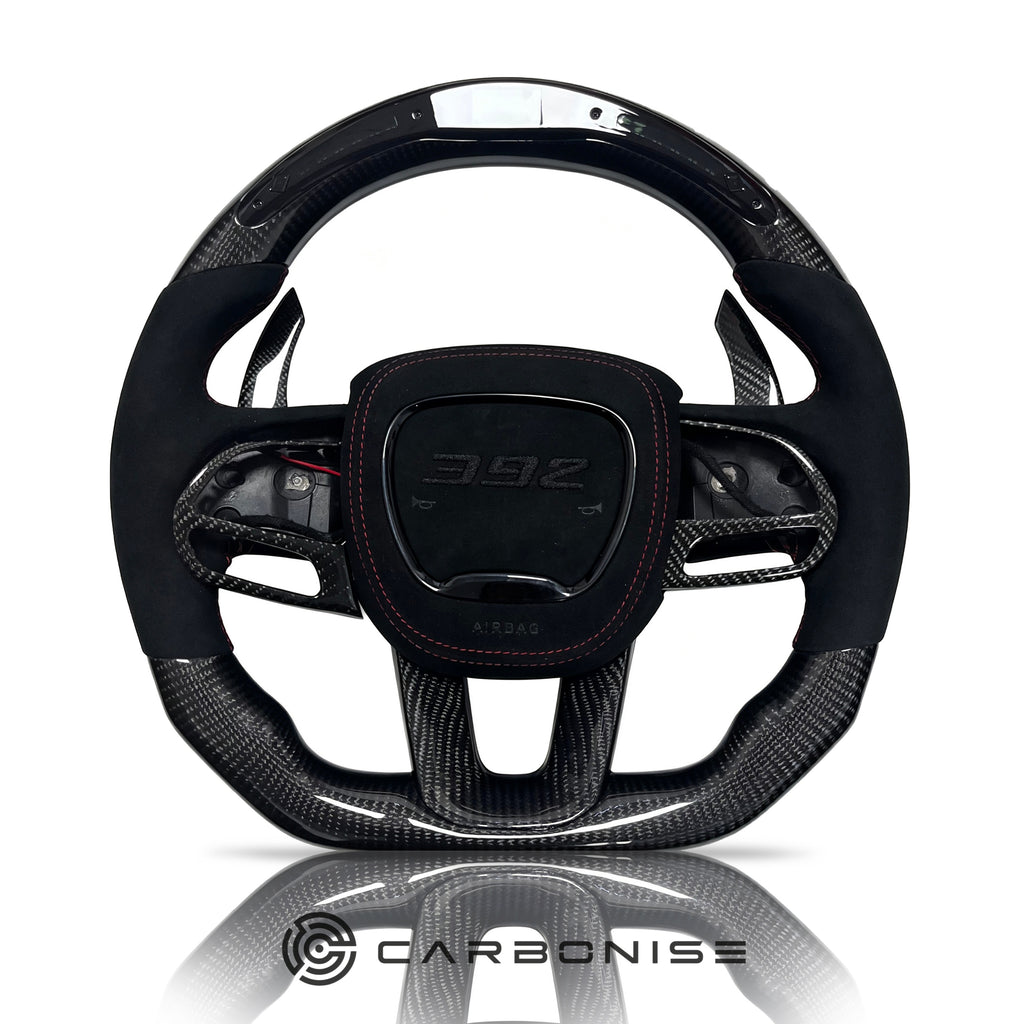 Dodge Steering Wheel(Carbon Fiber+Alcantara)#04