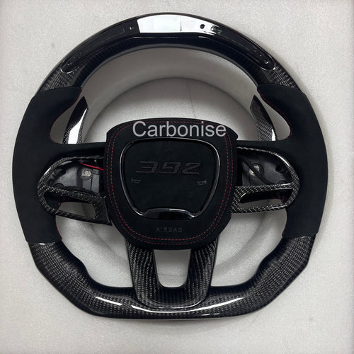 Carbonise Dodge carbon fiber steering wheel with Alcantara grip
Led shift light