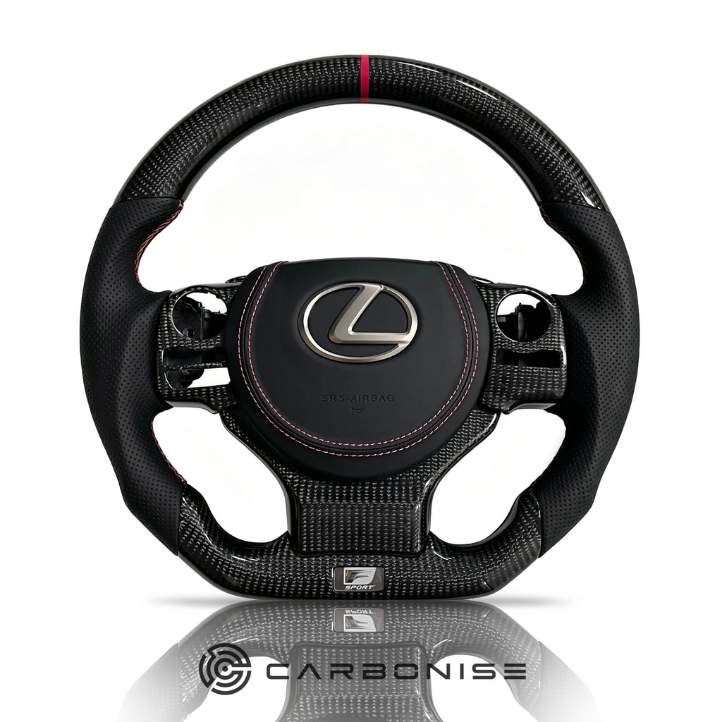 Lexus Steering Wheel (Carbon Fiber+Perforated Leather)