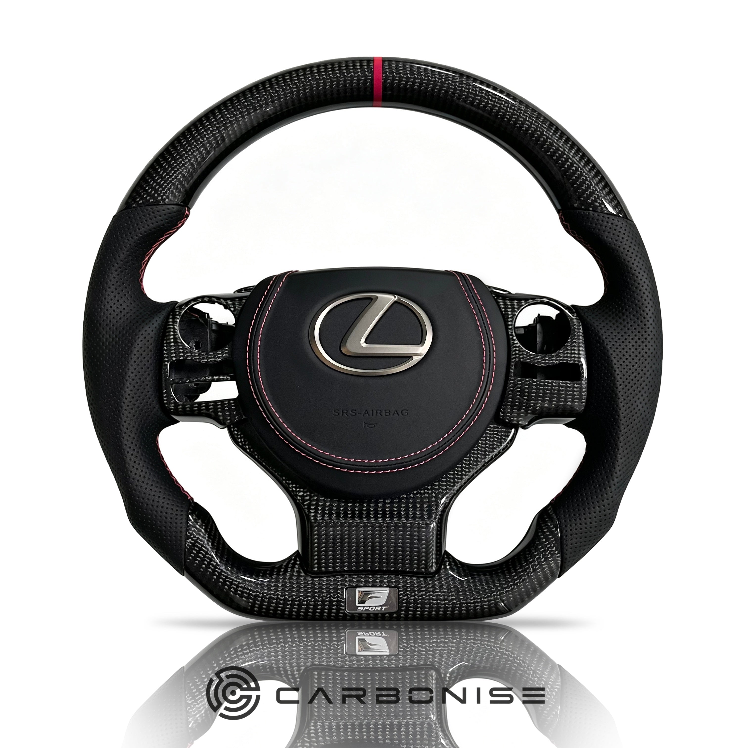 Lexus Steering Wheel (Carbon Fiber+Perforated Leather)