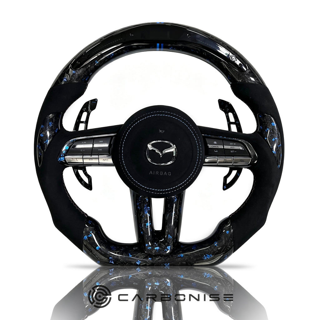 Mazda Steering Wheel (Forged Carbon Fiber+Alcantara ) @7