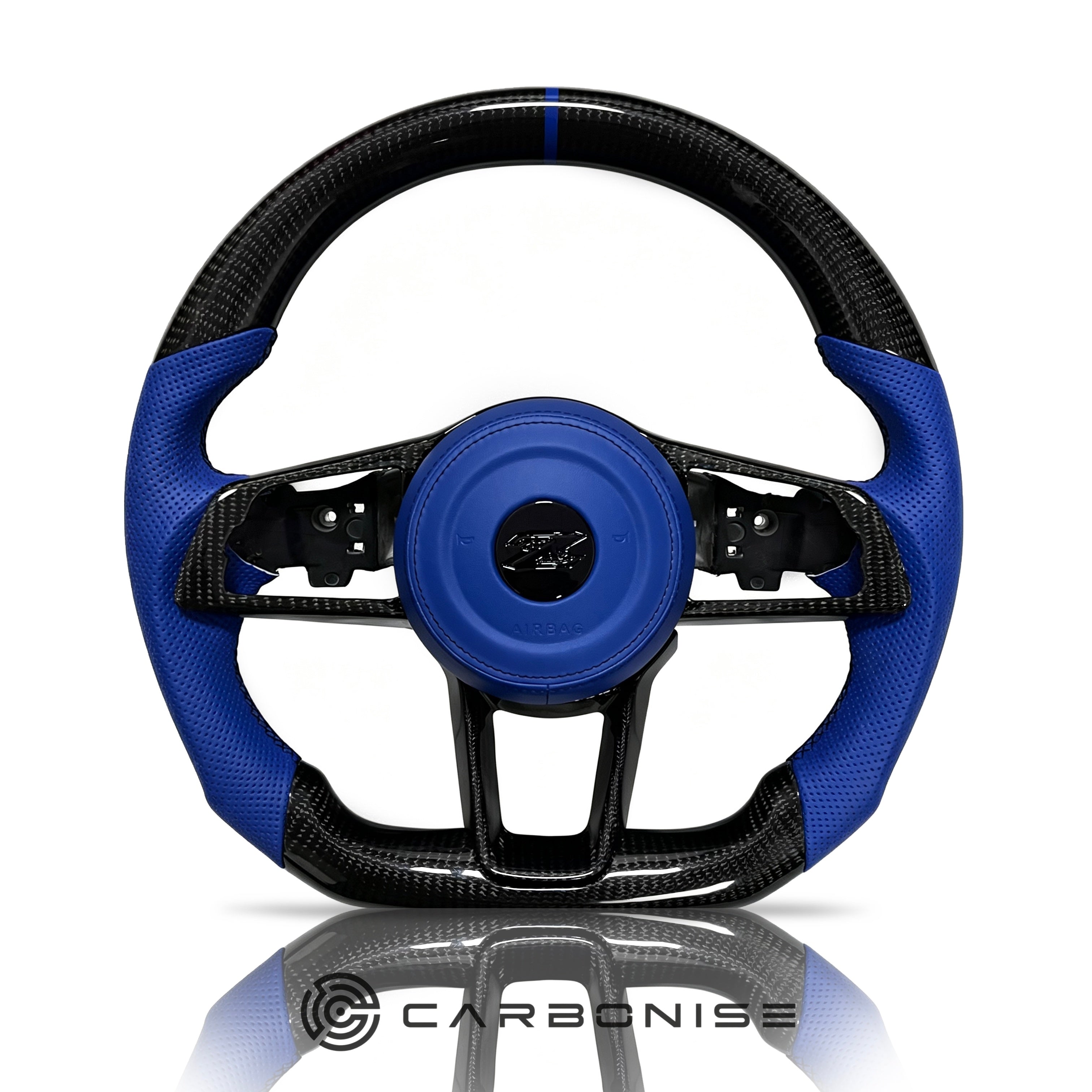 Nissan Z (RZ34) Steering Wheel (Carbon Fiber+Perforated Leather)