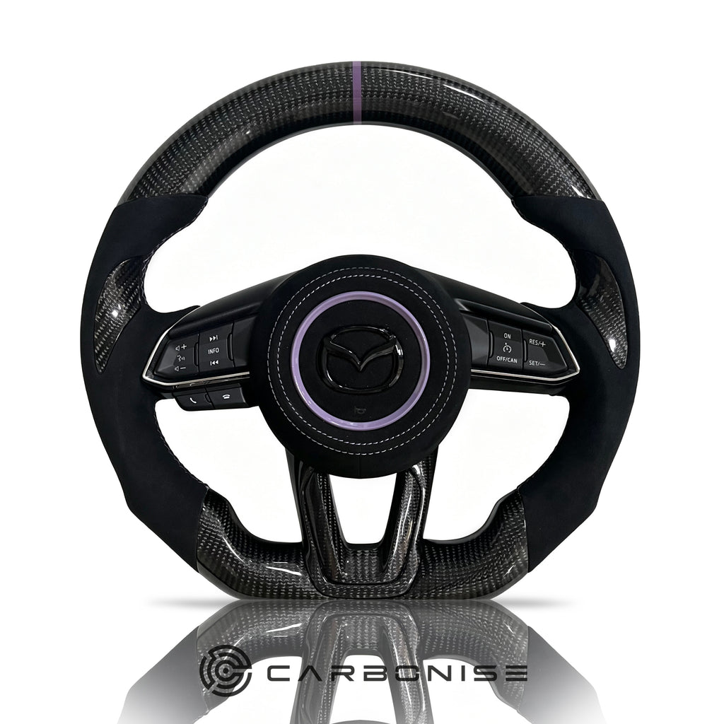 Mazda Steering Wheel (Carbon Fiber+Alcantara) @8
