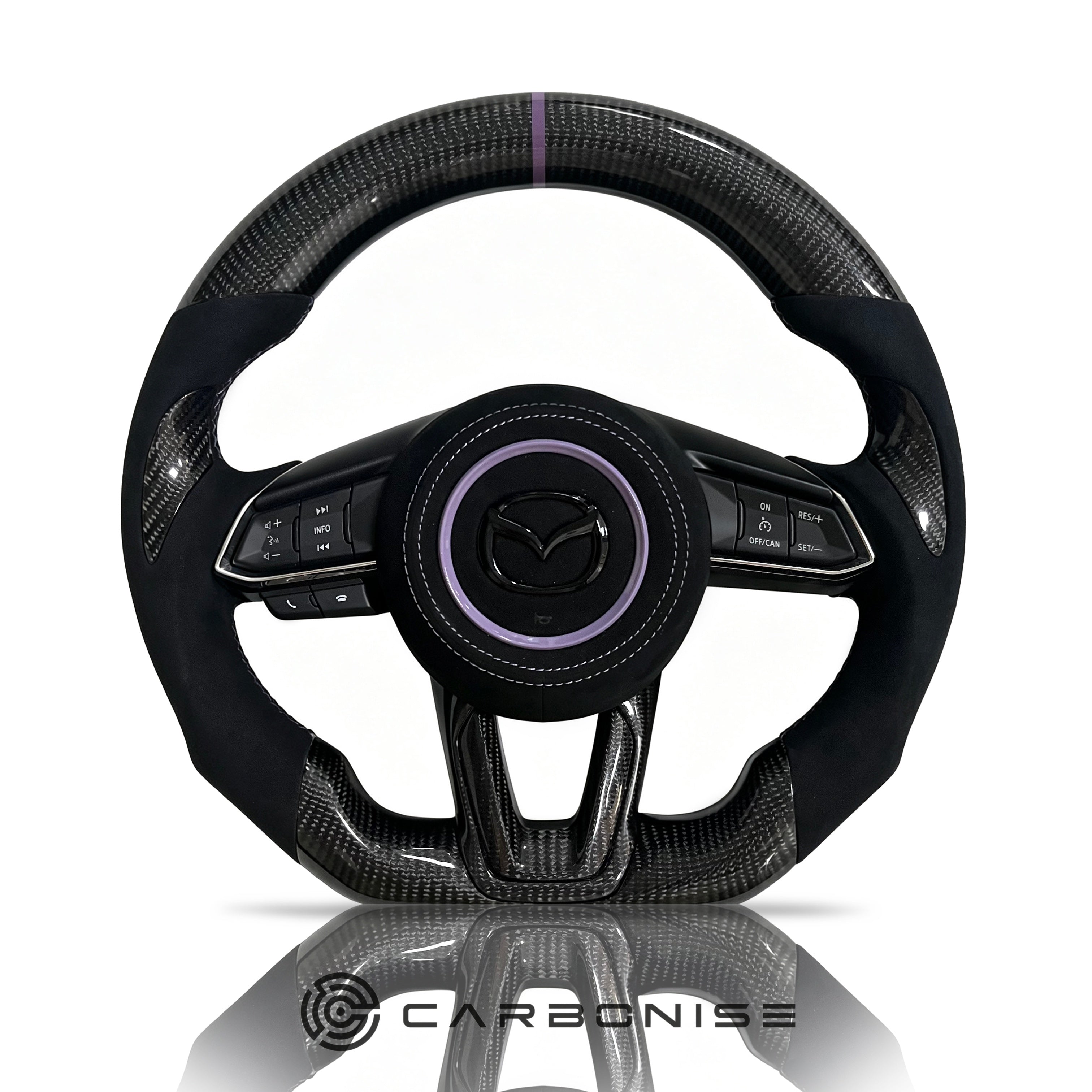 Mazda Steering Wheel (Carbon Fiber+Alcantara) @8